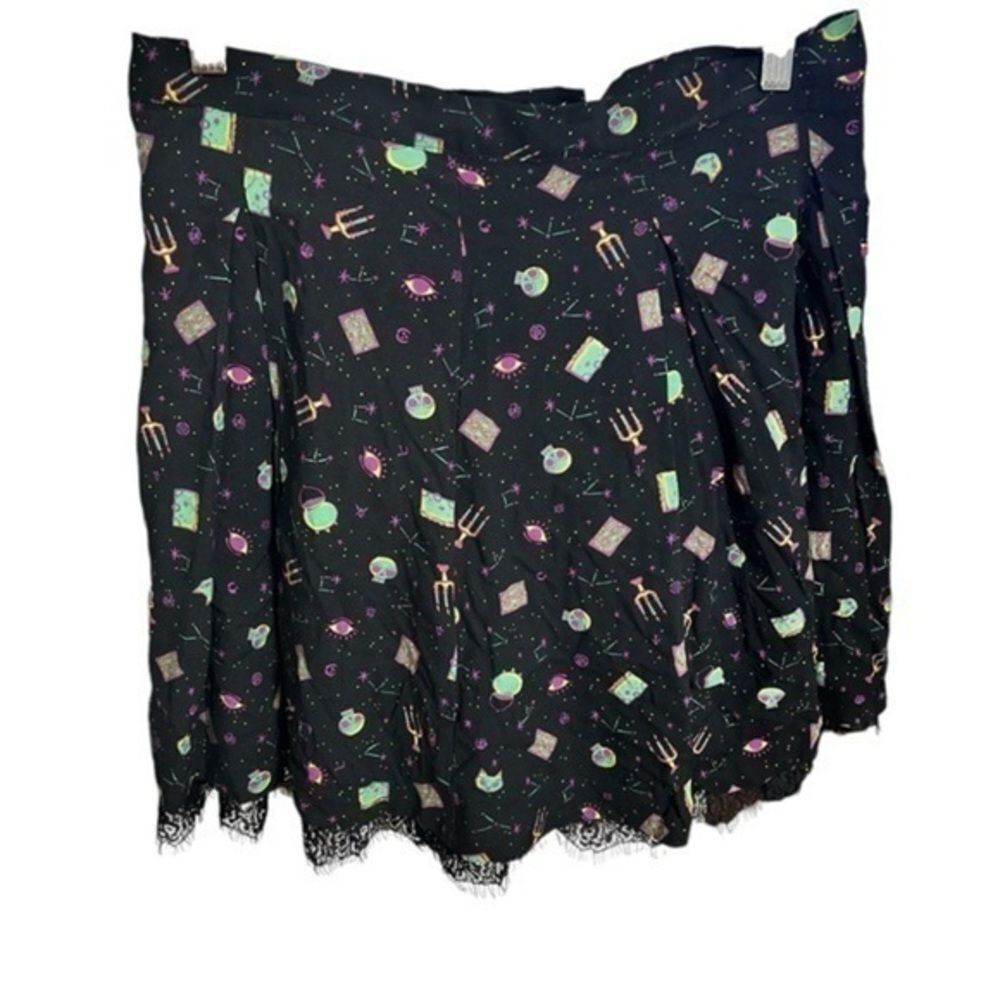 Disney Parks HER UNIVERSE Hocus Pocus Skirt medium cat dress shop lace nwt